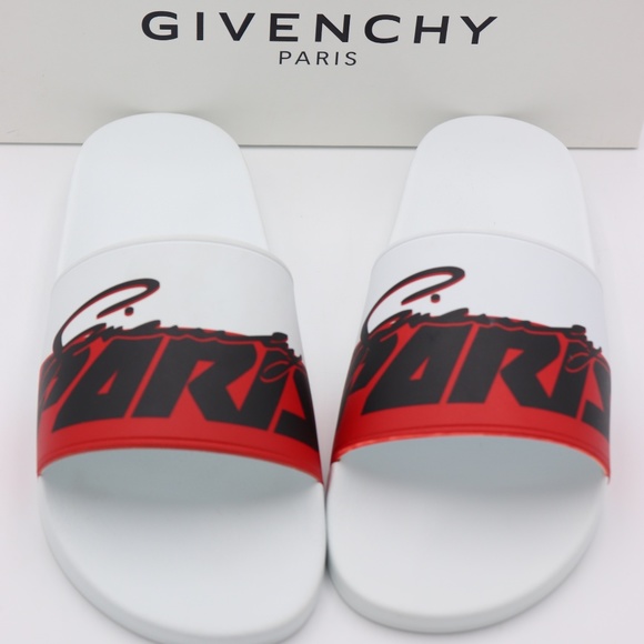 Givenchy Other - GIVENCHY Paris Motocross Pool Slides Sandals